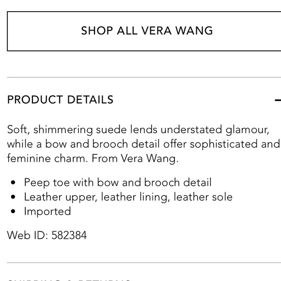 NIB Vera Wang leather peep toe ballet flats crystal embellishment 11 NEW HTF! - Picture 9 of 16